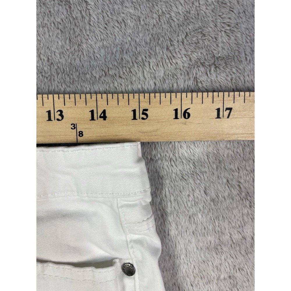Buffalo David Bitton Jeans Womens 8 White Daily Mid Rise Stretch Skinny Ankle - Picture 6 of 12